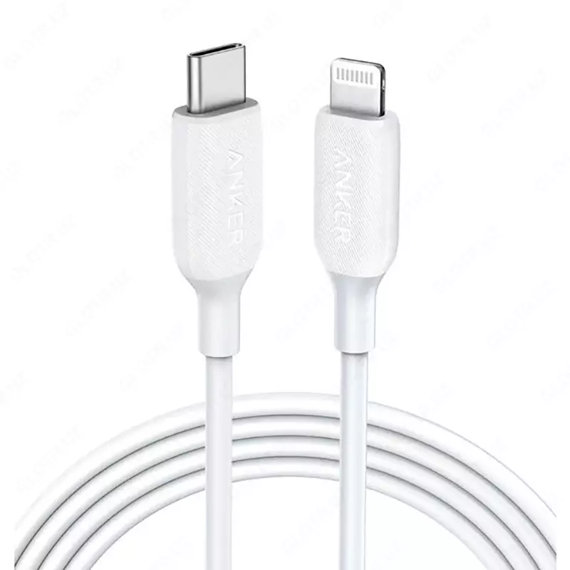 USB kabeli Anker PowerLine III USB-C to Lightning 2.0 Cable 6ft White A8833H21