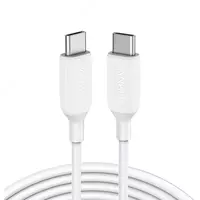 USB кабель Anker PowerLine III USB-C to USB-C 2.0 Cable 3ft White A8852H21 - 137 500 сум