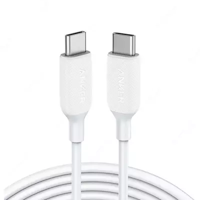 USB kabeli Anker PowerLine III USB-C to USB-C 2.0 Cable 3ft White A8852H21