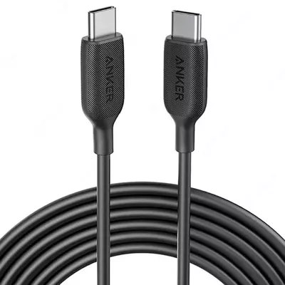 USB kabeli Anker PowerLine+ III USB-C to USB-C 2.0 Cable Black A8862H11