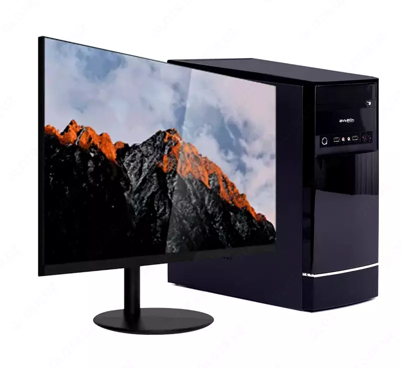 Компьютер H510/i5-10400F/DDR4 16GB/SSD 128GB/HDD 1TB/Case+PSU 450W/GTX 1650/Monitor 24"/keyboard+mouse