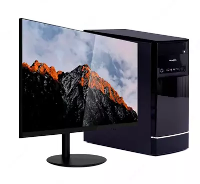 Kompyuter H510/i3-10105F/DDR4 16GB/SSD 256GB/Case+PSU 450W/GTX 1650/Monitor 24"/keyboard+mouse