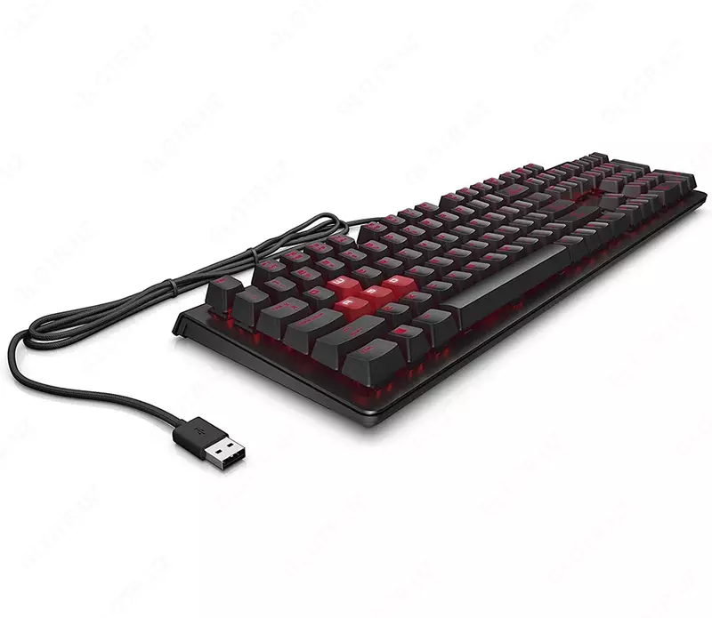 Клавиатура HP GAMING OMEN Encoder Keyboard (Red Cherry Keys) EU 6YW76AA