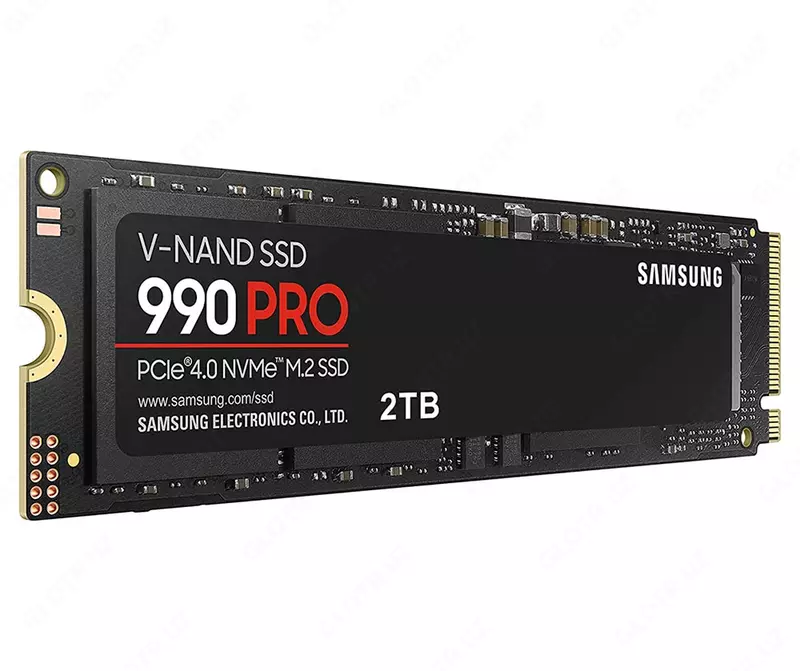  Твердотельный накопитель Samsung 990 PRO MZ-V9P2T0B/AM 2TB PCIe 4.0 M.2 - 