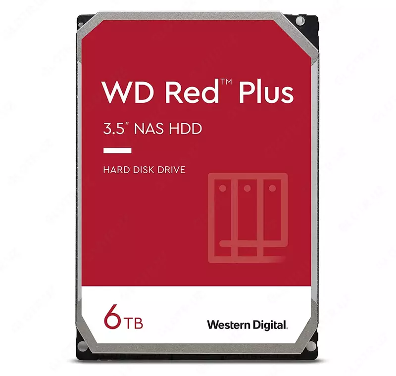Жесткий диск Western Digital Red PLUS 6TB WD60EFPX 256 Mb SATA III 5600 rpm
