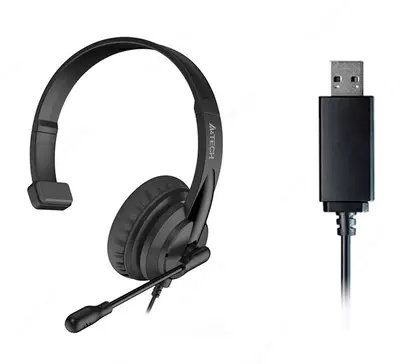 Компьютерная гарнитура A4Tech HU-11 (Black)