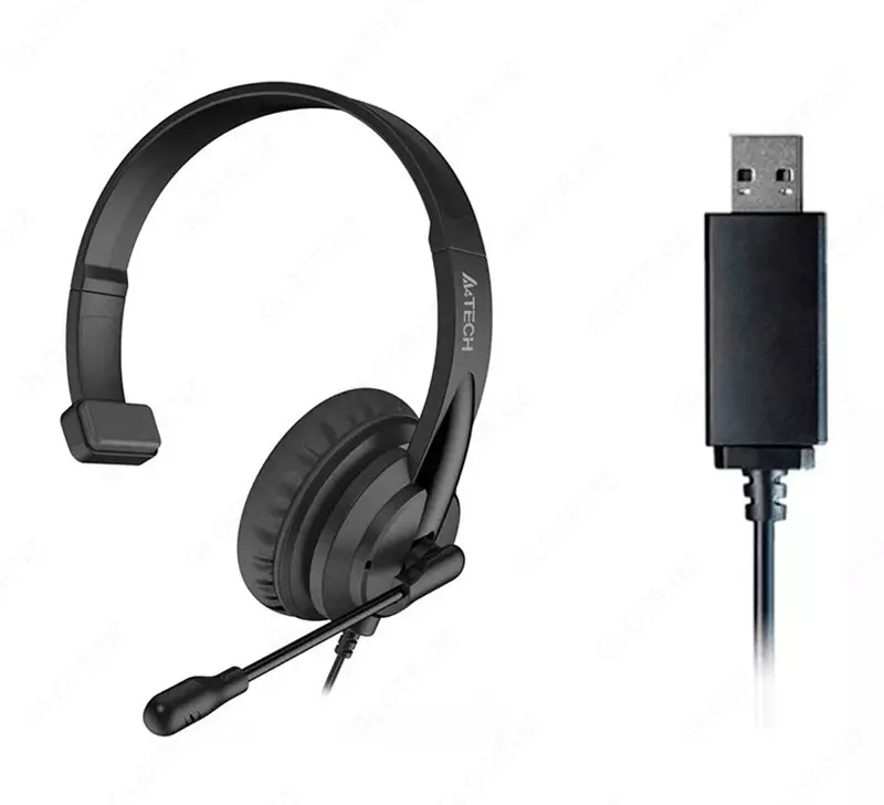 Компьютерная гарнитура A4Tech HU-11 (Black)