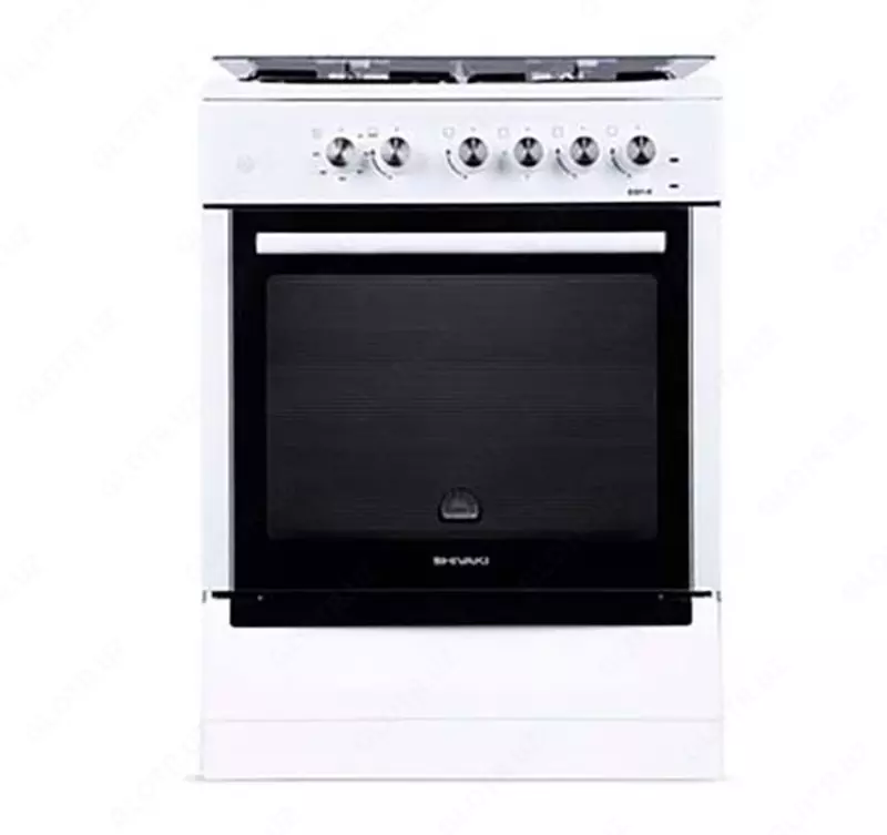 Газовая плитa SHIVAKI 6300-K Shivaki КП с ГК Белый
