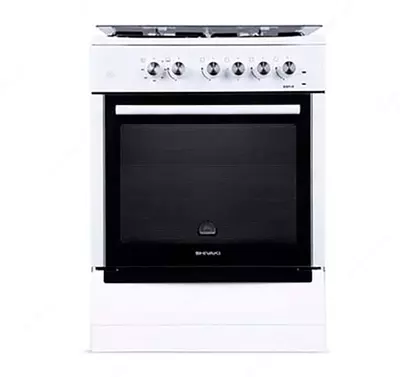 Газовая плитa SHIVAKI 6300-K Shivaki КП с ГК Белый