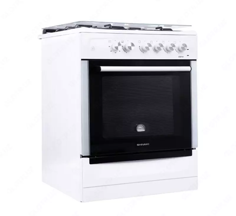Газовая плитa SHIVAKI 6300-K Shivaki КП с ГК Белый