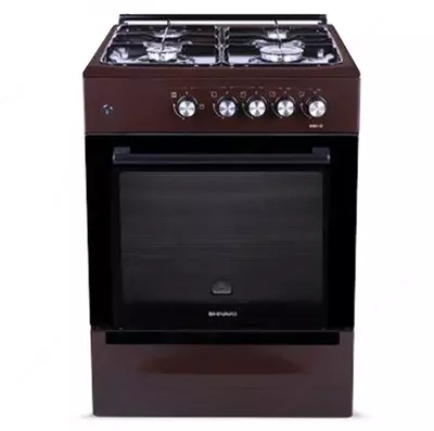 Газовая плита Shivaki 6401-G ГП с ГК Classic Бордо
