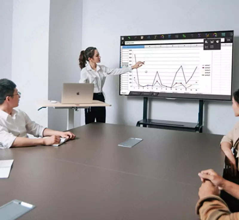 Речевой стол Teapoy HDDG005-2FA с ручной регулировкой высоты и функцией наклона