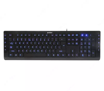Klaviatura A4Tech KD-600L Black LED USB
