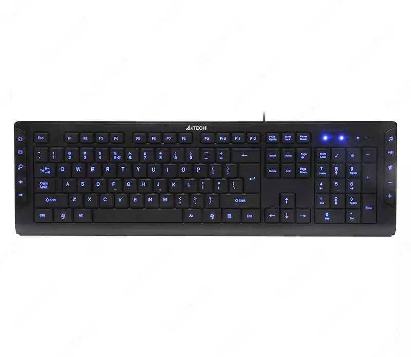 Клавиатура A4Tech KD-600L Black LED USB