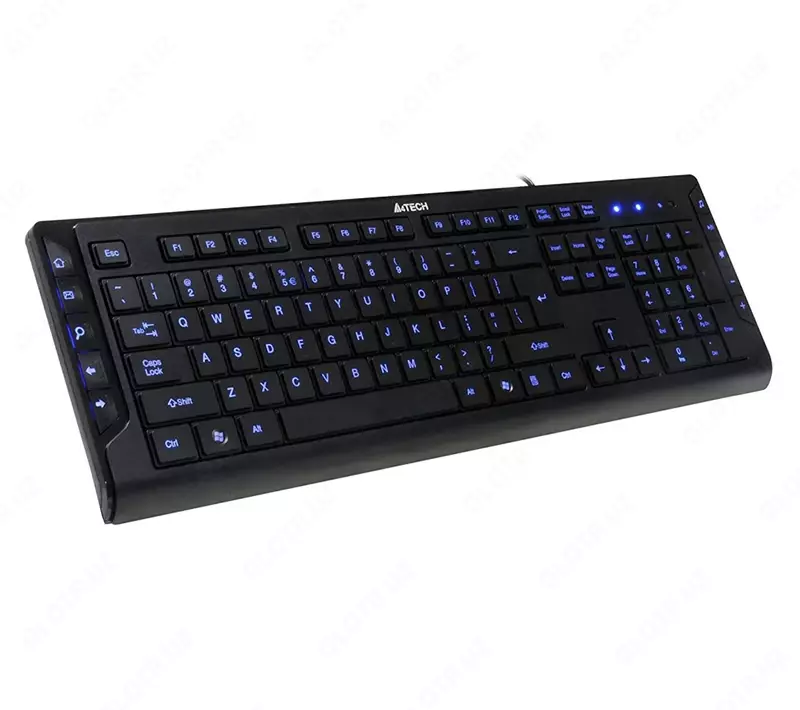 Клавиатура A4Tech KD-600L Black LED USB