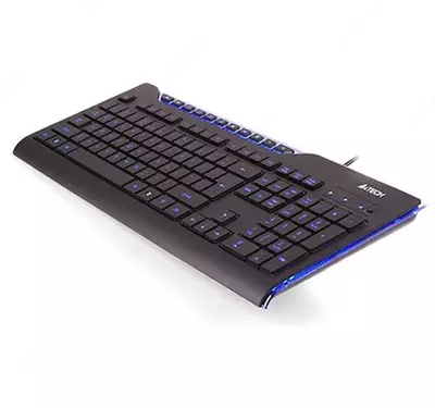Klaviatura A4Tech KD-800L Black LED USB