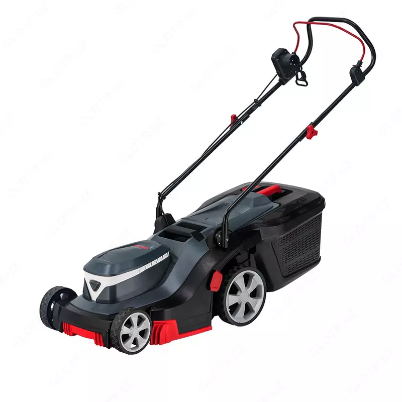 Elektr maysa o'roq mashinasi AL-KO Easy 3.82 Li 2 ta 18 v va zu 113842 batareyalari bilan