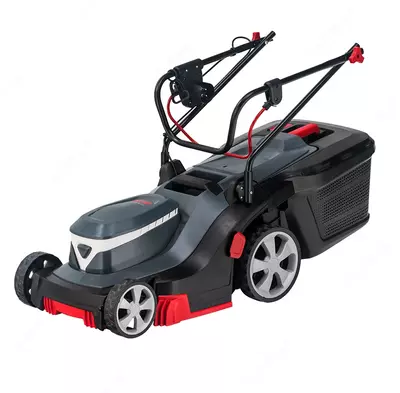 Elektr maysa o'roq mashinasi AL-KO Easy 3.82 Li 2 ta 18 v va zu 113842 batareyalari bilan