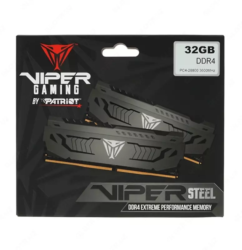   Оперативная память Patriot Viper Steel DDR4 32Gb 3600МГц PC4-28800
