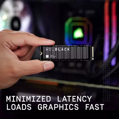 Твердотельный накопитель WD BLACK 2TB SN850X heatsink