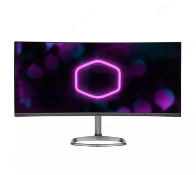Монитор CoolerMaster 34" GM34-CWQ ARGB Curved Gaming Monitor VA 144Hz 0.5mc UWQHD (3440x1440)