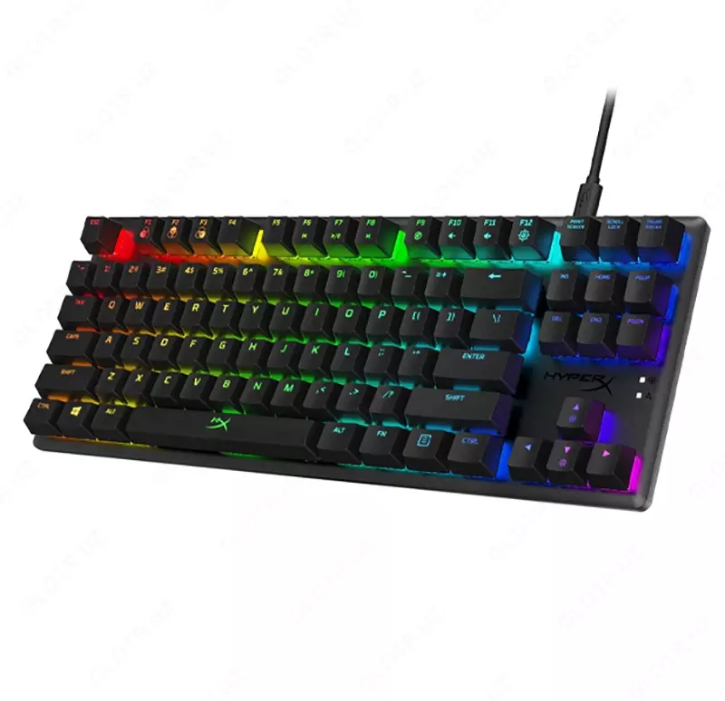 Клавиатура HyperX Alloy Origins 4P5P0AX#ACB Linear BLue Switches RU
