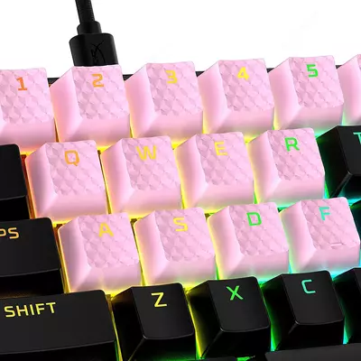 Klaviatura uchun keykaplari HyperX Rubber Game Accy Kit US 519U0AA#ABA Pink