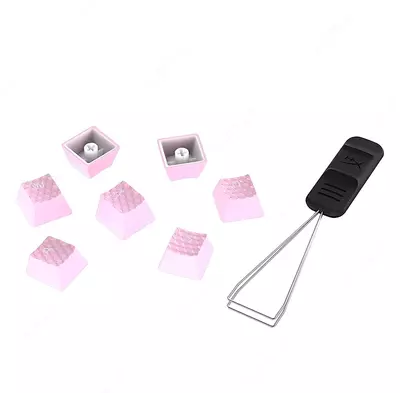 Klaviatura uchun keykaplari HyperX Rubber Game Accy Kit US 519U0AA#ABA Pink