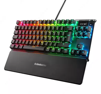Клавиатура SteelSeries Apex 7 TKL 64758 OLED Smart Display Blue switch US
