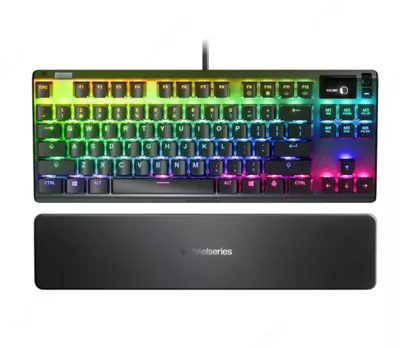 Клавиатура SteelSeries Apex 7 TKL 64758 OLED Smart Display Blue switch US