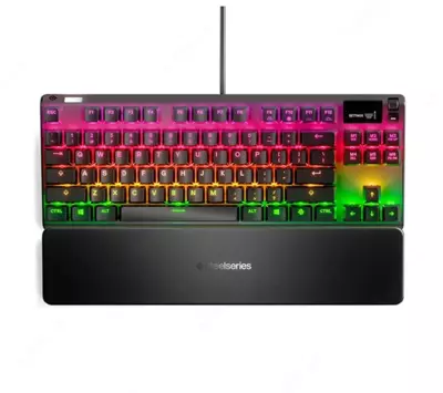Клавиатура SteelSeries Apex 7 TKL 64758 OLED Smart Display Blue switch US