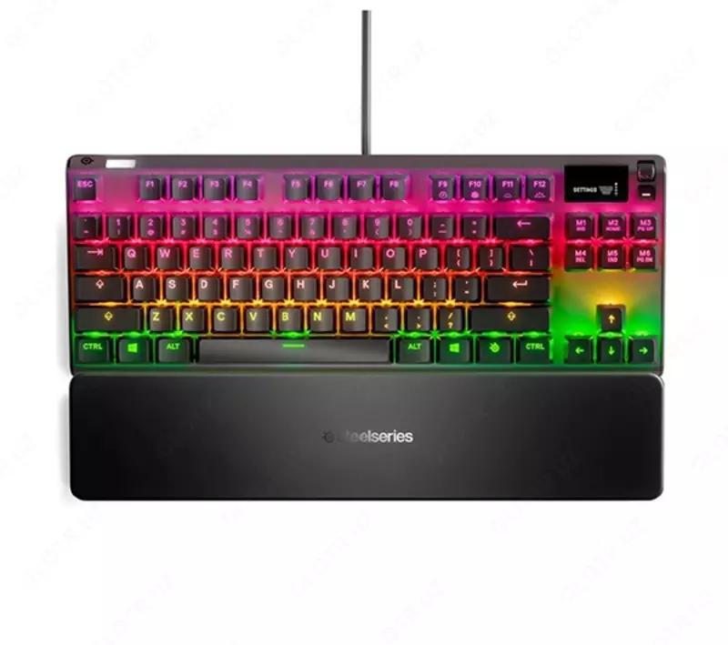 Клавиатура SteelSeries Apex 7 TKL 64758 OLED Smart Display Blue switch US