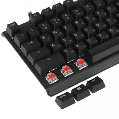 Клавиатура SteelSeries Apex 7 TKL 64646 OLED Smart Display Red switch US