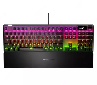 Клавиатура SteelSeries Apex 7 64786 OLED Smart Display Brown switch US