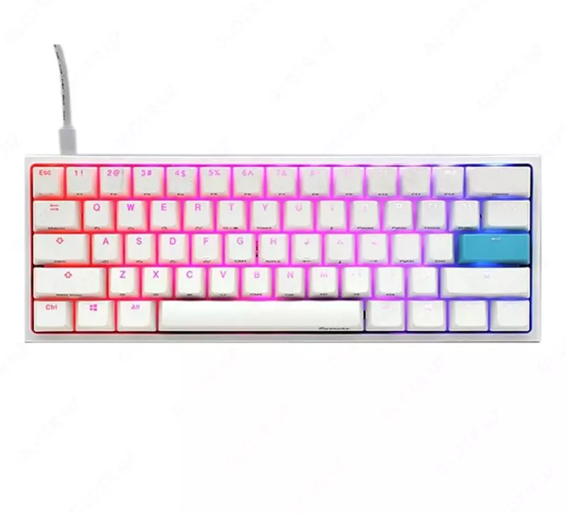 Клавиатура Ducky One 2 Mini RGB DKON2061ST-PUSPDWWT1 Cherry SPEED SILVER switch US White