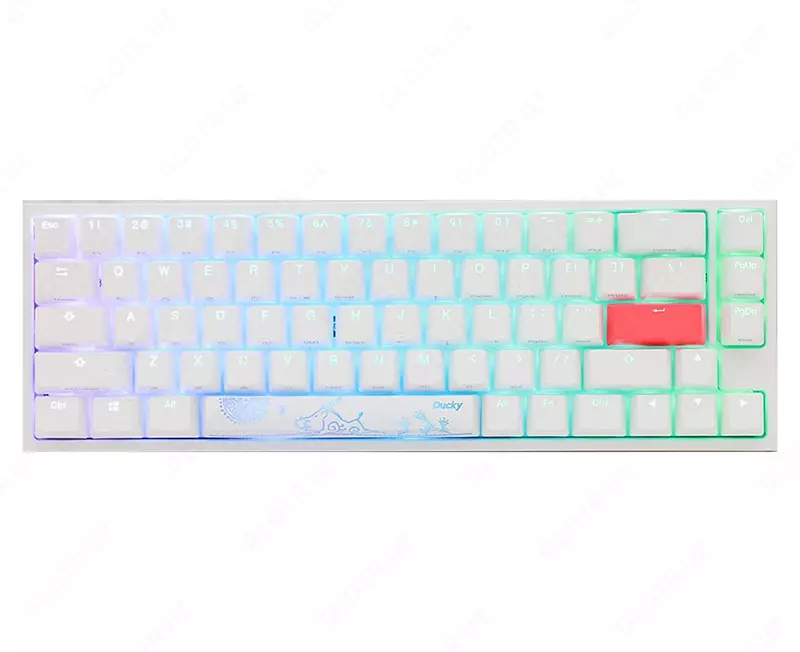 Клавиатура Ducky One 2 SF 65% RGB DKON1967ST-CUSPDWWT1 Cherry BLUE switch US White