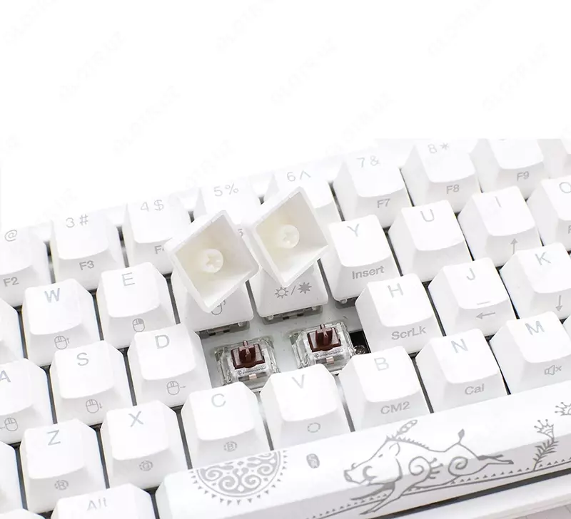 Клавиатура Ducky One 2 SF 65% RGB DKON1967ST-CUSPDWWT1 Cherry BLUE switch US White