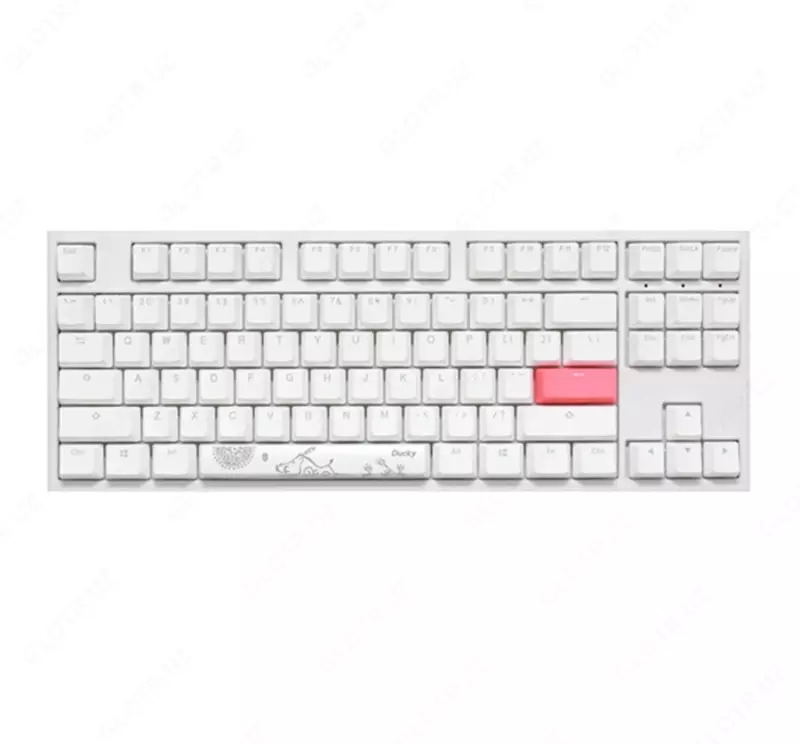 Клавиатура Ducky One 2 TKL RGB DKON1787ST-RUSPDWWT1 Cherry RED switch US White