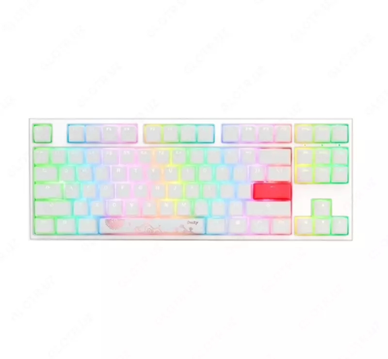 Клавиатура Ducky One 2 TKL RGB DKON1787ST-RUSPDWWT1 Cherry RED switch US White