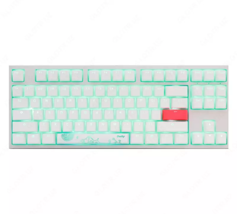 Клавиатура Ducky One 2 TKL RGB DKON1787ST-RUSPDWWT1 Cherry RED switch US White