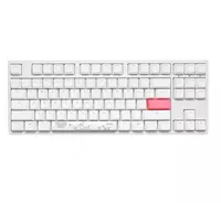 Клавиатура Ducky One 2 TKL RGB DKON1787ST-PUSPDWWT1 Cherry SPEED SILVER US White