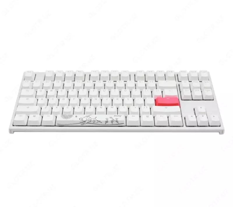 Клавиатура Ducky One 2 TKL RGB DKON1787ST-PUSPDWWT1 Cherry SPEED SILVER US White