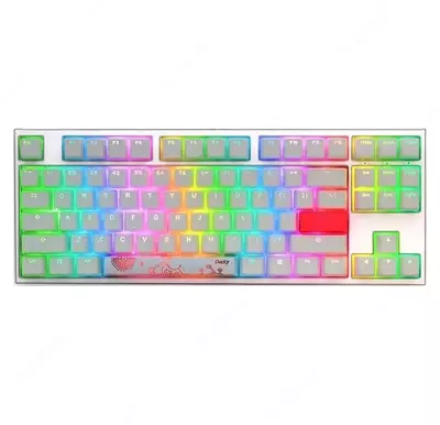 Клавиатура Ducky One 2 TKL RGB DKON1787ST-PUSPDWWT1 Cherry SPEED SILVER US White