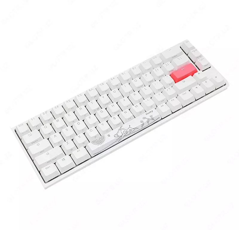 Клавиатура Ducky One 2 TKL RGB DKON1787ST-PUSPDWWT1 Cherry SPEED SILVER US White