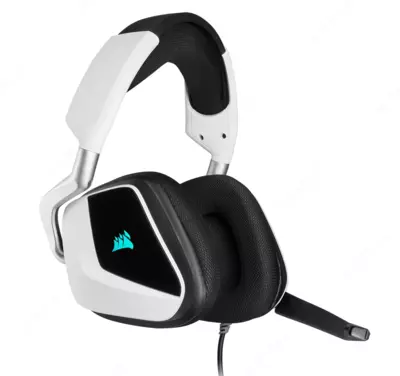 Minigarnituralari CORSAIR VOID RGB ELITE USB 7.1 Surround Sound CA-9011204 White
