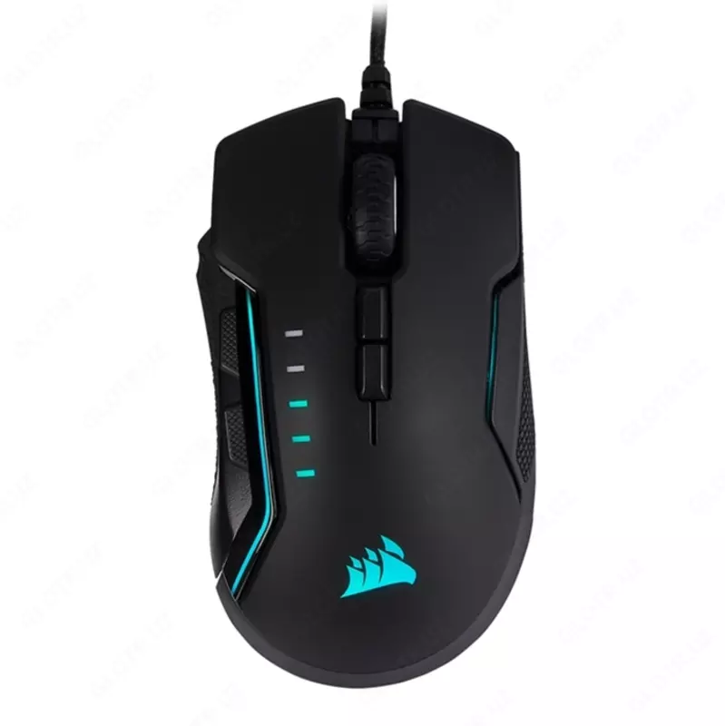 Мышь CORSAIR GLAIVE RGB PRO CH-9302311-EU Aluminum Black