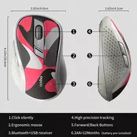 Мышка Rapoo M500 RED Mytech.uz