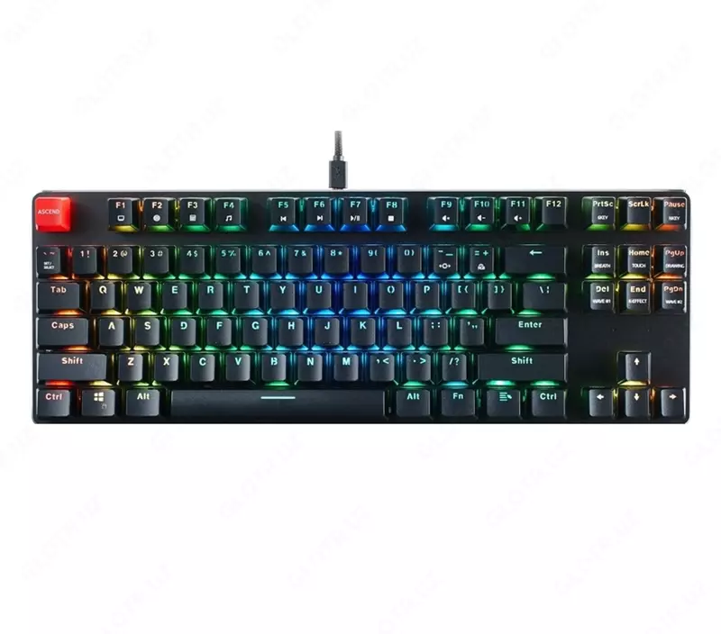 Klaviatura Glorious GMMK TKL Keyboard Gateron Brown Switches GMMK-TKL-BRN Black