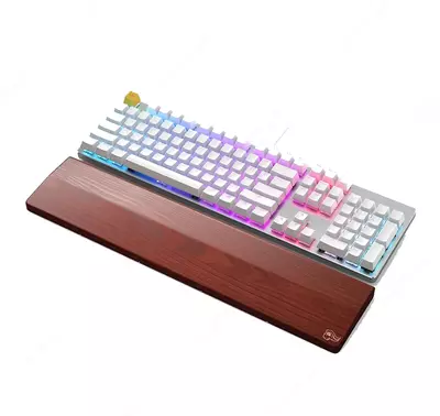 Klaviatura Glorious GMMK Full Size Keyboard GLO-GMMK-FS-BRN-W Gateron Brown Switches White