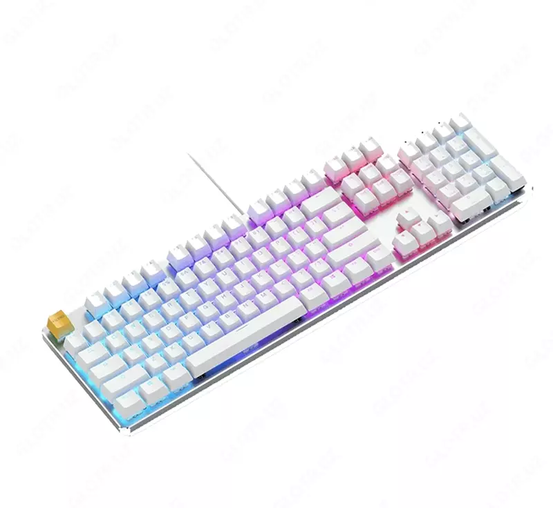 Клавиатура Glorious GMMK Full Size Keyboard GLO-GMMK-FS-BRN-W Gateron Brown Switches White